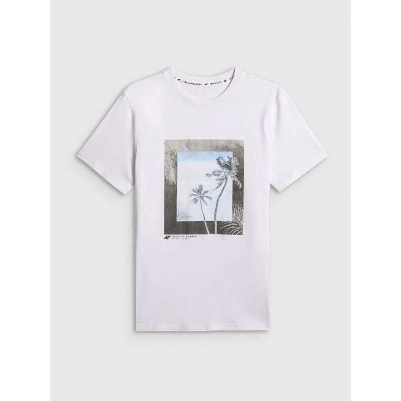 4F Men's regular printed T-shirt 3xl férfi póló