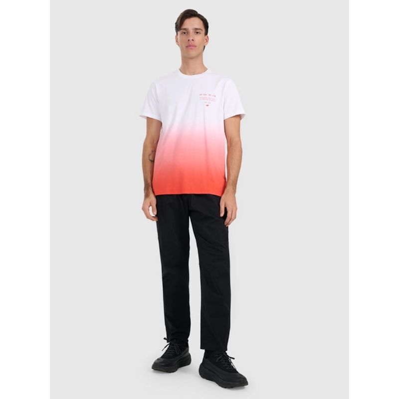 Men's regular printed T-shirt 4F férfi póló 4FRAW25TTSHM3226-62S
