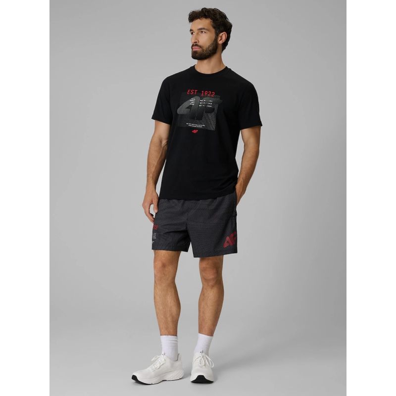 4F Men's regular printed T-shirt férfi póló 4FRSS26TTSHM4039-20S