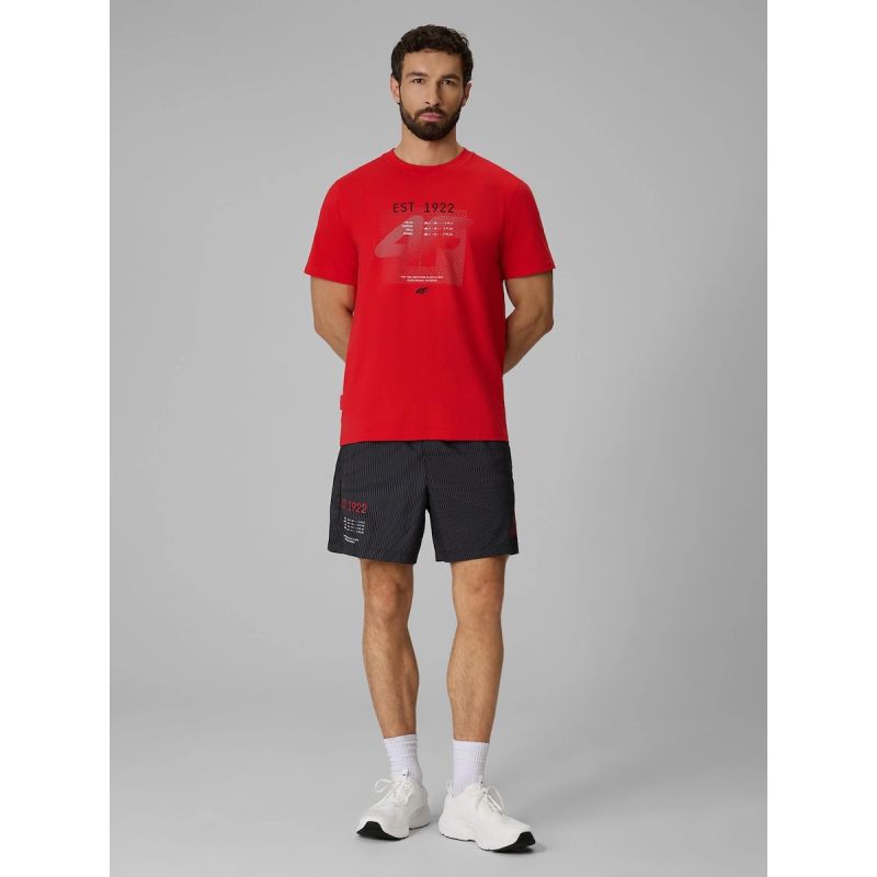 4F Men's regular printed T-shirt férfi póló 4FRSS26TTSHM4039-62S