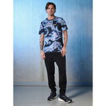 4F Men's regular printed T-shirt férfi póló