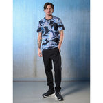 4F Men's regular printed T-shirt férfi póló