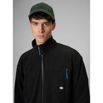 4F Men's relaxed fleece with stand-up collar férfi