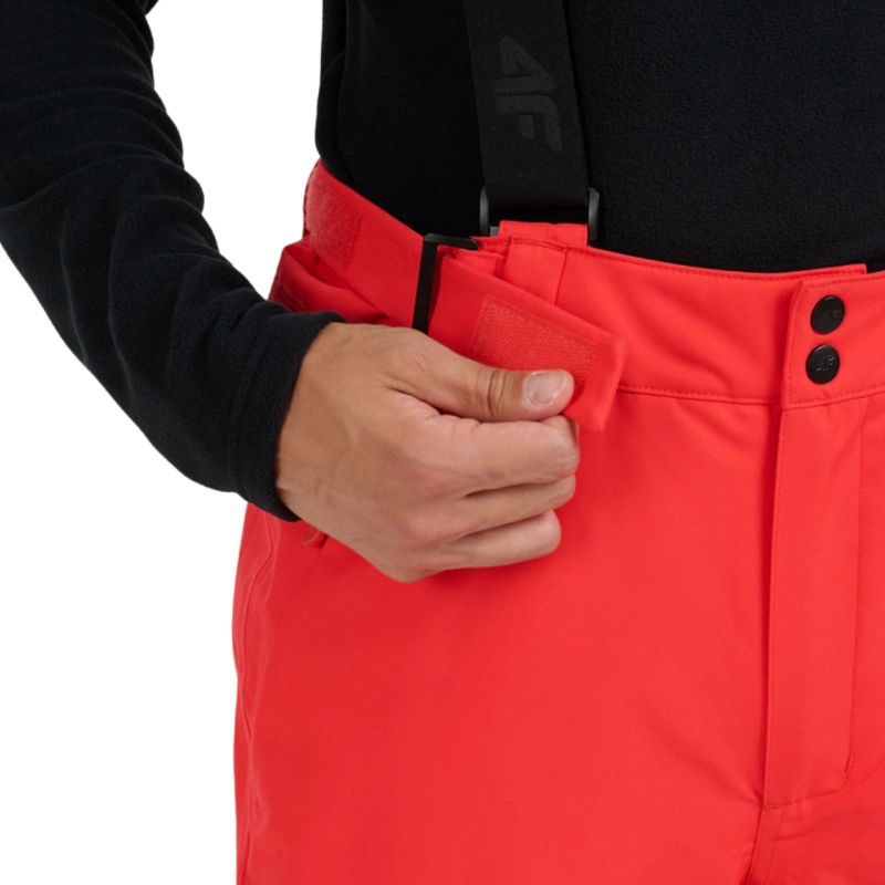 Men's ski 4F FNK red piros férfi nadrág 4FWAW25TFTRM115562S