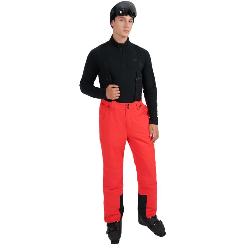 Men's ski 4F FNK red piros férfi nadrág 4FWAW25TFTRM115562S