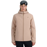 4f Men's ski jacket beige férfi 4FWAW25TTJAM078783S