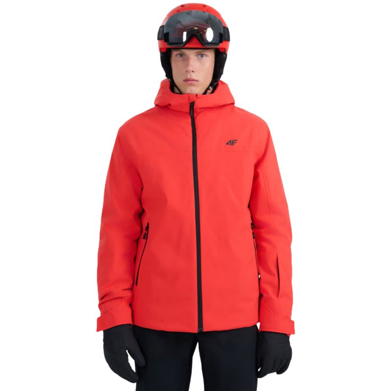 4f Men's ski jacket red férfi 4FWAW25TTJAM078762S