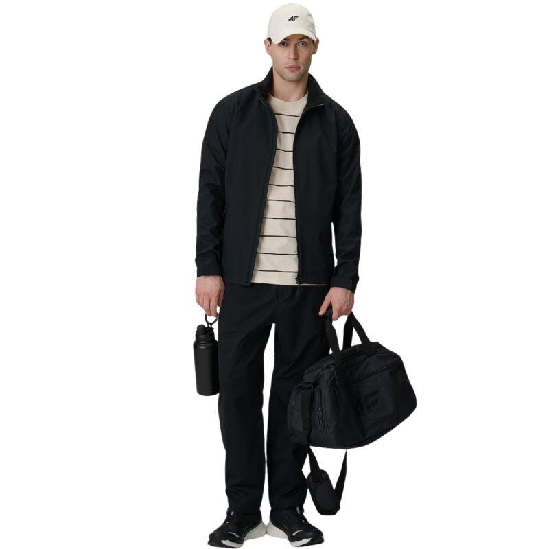 4F Men's softshell jacket M548 deep 20S fekete férfi