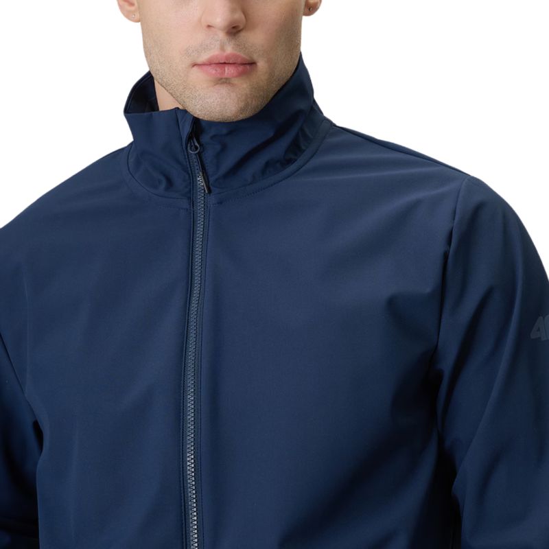 4F Men's softshell jacket M548 navy 31S kék férfi