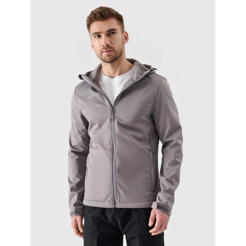 4f Men's softshell with 5,000 windproof membrane férfi Dzseki NOSH4SFM001B-25S