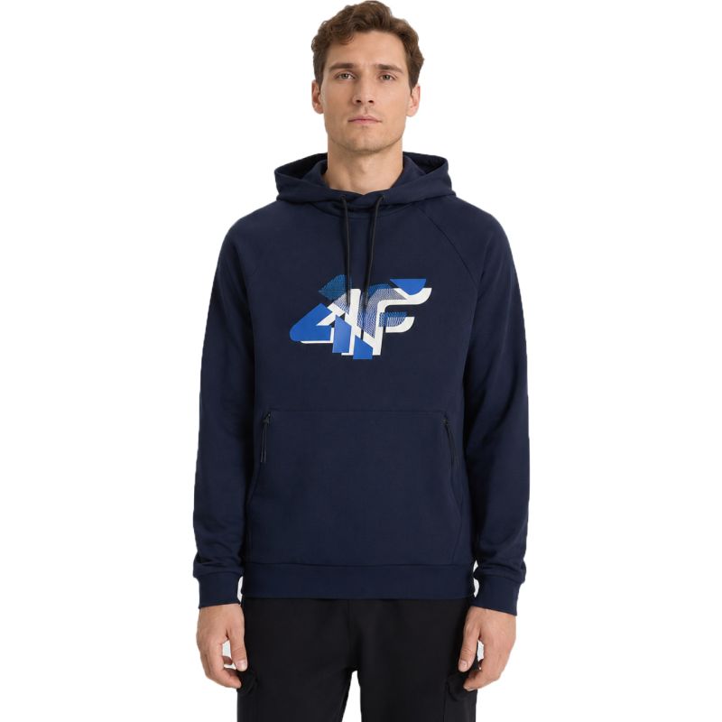 4F Men's sweatshirt M2241 navy blue 31S sötétkék férfi pulóver 4FWSS26TSWSM224131S
