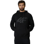4F Men's sweatshirt M2548 deep 20S fekete férfi pulóver