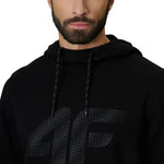 4F Men's sweatshirt M2548 deep 20S fekete férfi pulóver