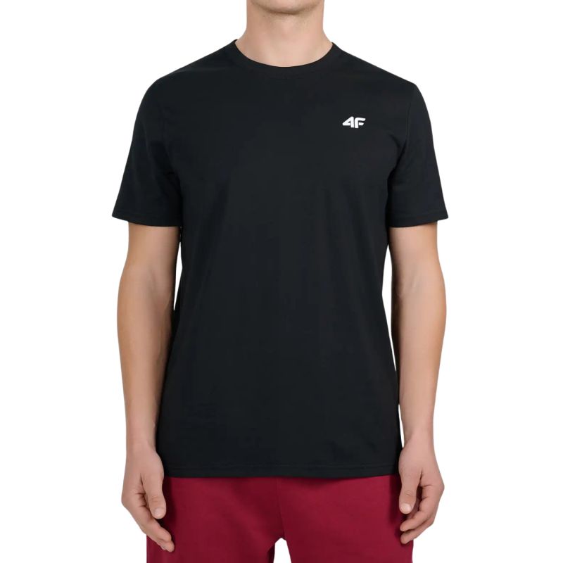 Men's T-shirt 4F M3341 deep 4FWMM00TTSHM3341 20S fekete férfi póló