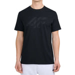 Men's T-shirt 4F M3342 deep 4FWMM00TTSHM3342 20S fekete férfi póló