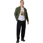 4F Men's T-shirt M2660 10S fehér férfi póló