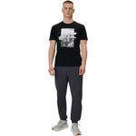 4F Men's T-shirt M2660 deep 20S fekete férfi póló