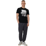 4F Men's T-shirt M2660 deep 20S fekete férfi póló