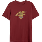 4F Men’s T-Shirt M3558 Dark 61S póló, piros