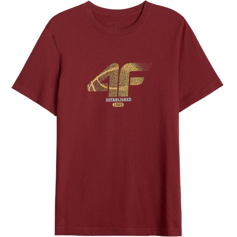 4F Men’s T-Shirt M3558 Dark 61S póló, piros