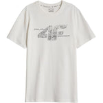 4F Men’s T-shirt M3573 Off- 11S póló, fehér