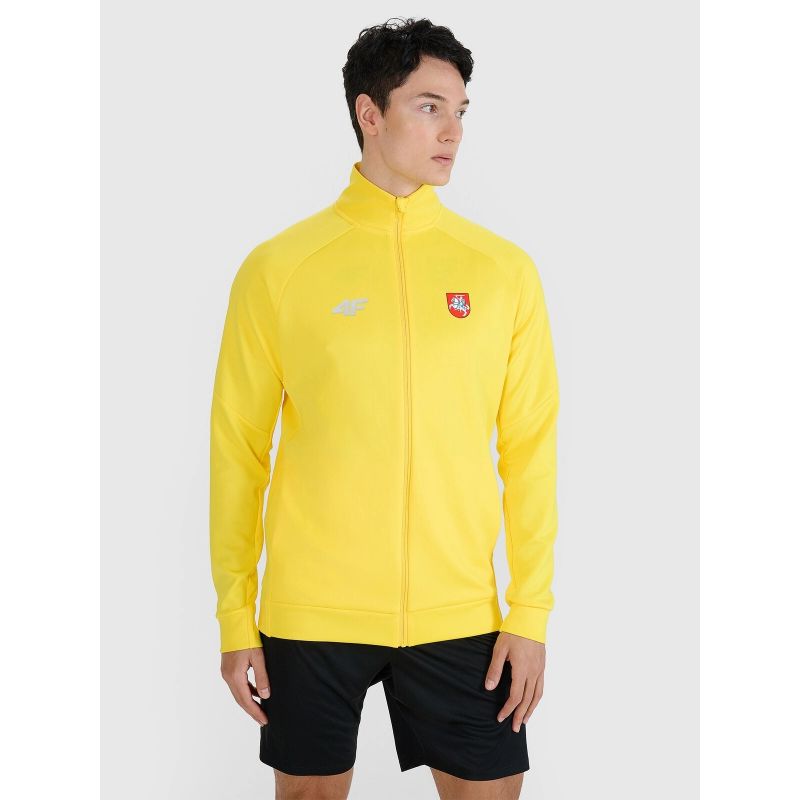 Men's training sweatshirt without hood 4F 4FSAW24TFSWM0811-71S 3xl férfi kapucnis pulóver