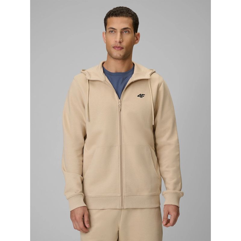 4F Men's zip-up hooded sweatshirt férfi pulóver 4FRSS26TSWSM3106-83S