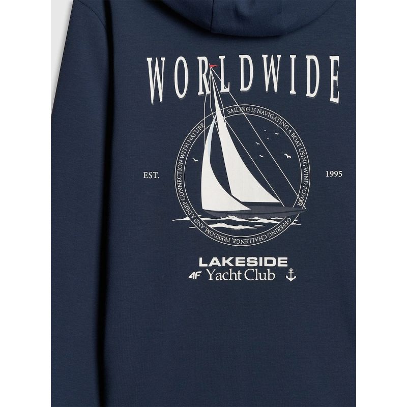 4F Men's zip-up sweatshirt with hood férfi pulóver