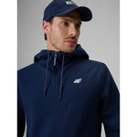 4F Men's zip-up sweatshirt with hood férfi pulóver