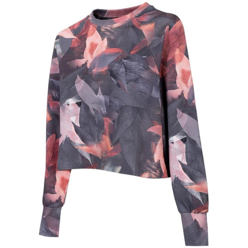 4f Multicolor Allover Sweatshirt W H4z22 Bld034 90a - Sportmania.hu