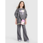 Oversized sweatshirt without a hood for girls 4F gyerek pulóver 4FJRAW25TSWSF2438-22S