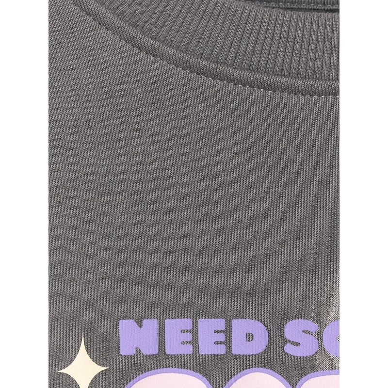 Oversized sweatshirt without a hood for girls 4F gyerek pulóver 4FJRAW25TSWSF2438-22S