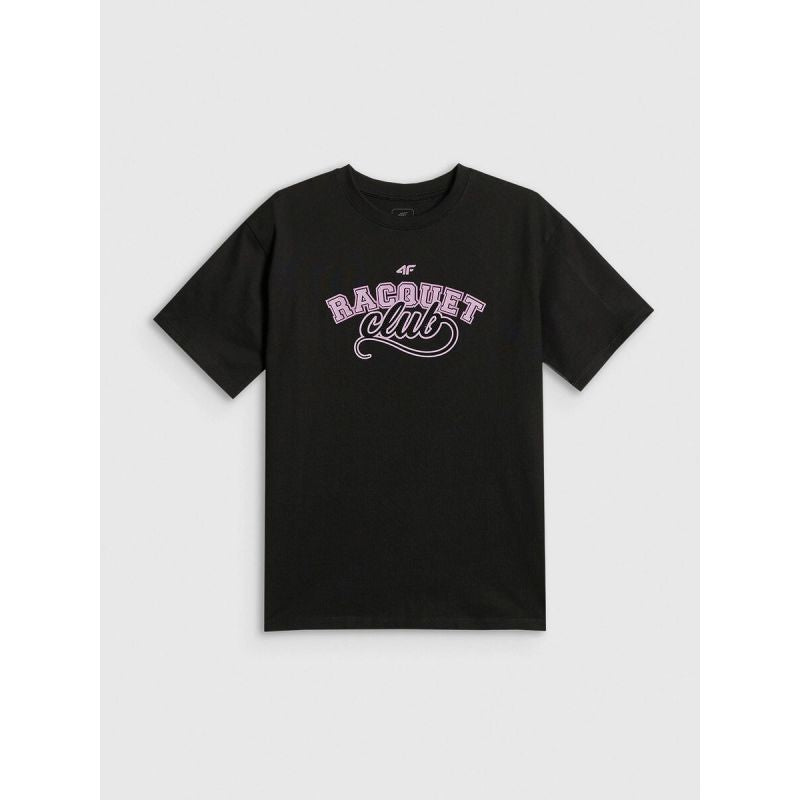 4F Oversized T-shirt with print for gyerek póló, 158/164 4FJRAW26TTSHF4242-20S