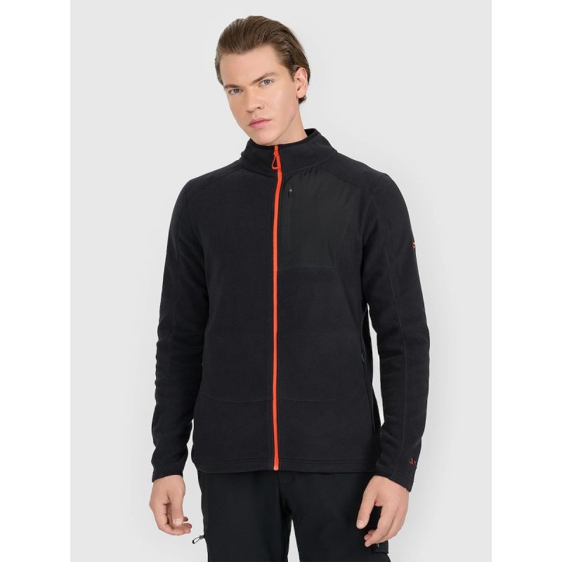 4F Polartec regular men's fleece with stand-up collar férfi