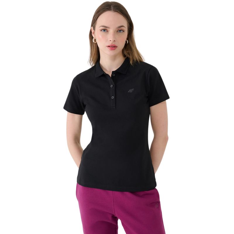 póló shirt 4F F365 W női galléros póló 4FWMM00TPTSF36520S