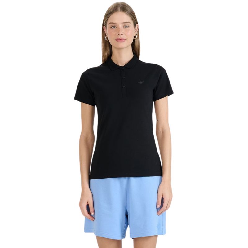 póló shirt 4F F514 W női galléros póló 4FWMM00TPTSF51420S