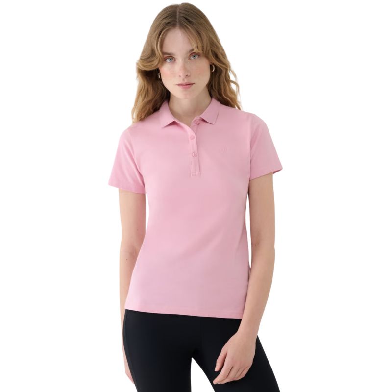 póló shirt 4F F514 W női galléros póló 4FWMM00TPTSF51456S