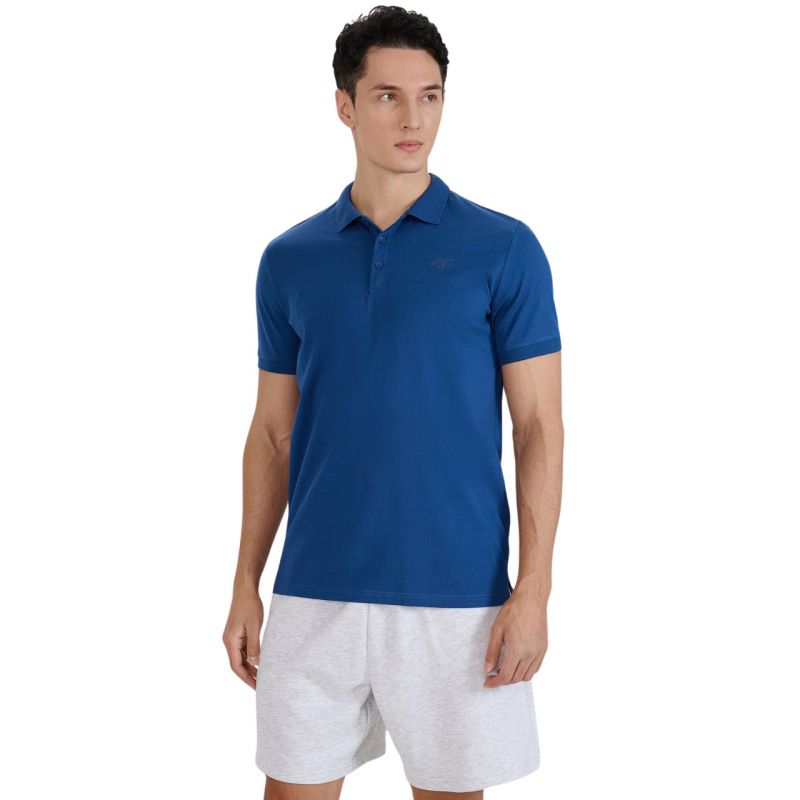 póló shirt 4F M367 M férfi galléros póló 4FWMM00TPTSM367031S