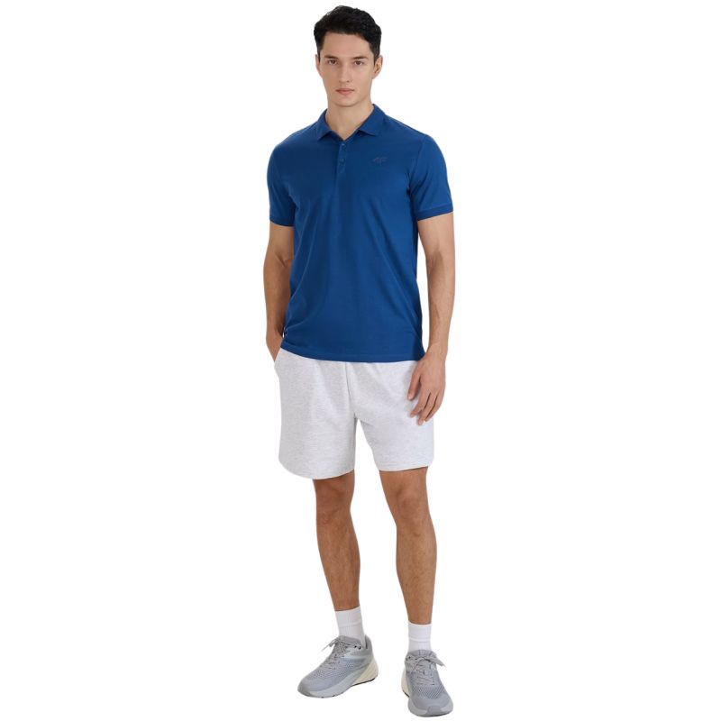 póló shirt 4F M367 M férfi galléros póló 4FWMM00TPTSM367031S