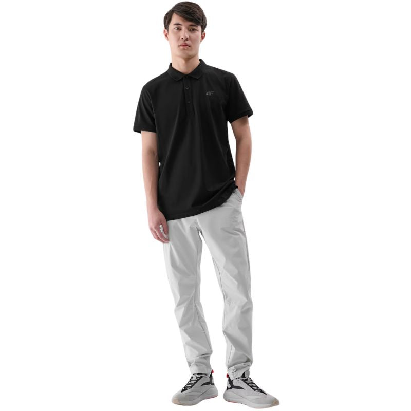 póló shirt 4F M367 M férfi galléros póló 4FWMM00TPTSM36720S