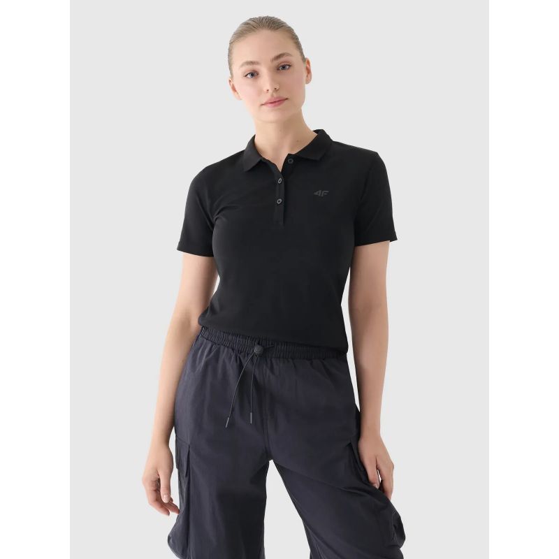 póló shirt 4F W női galléros póló 4FWMM00TPTSF317-20S