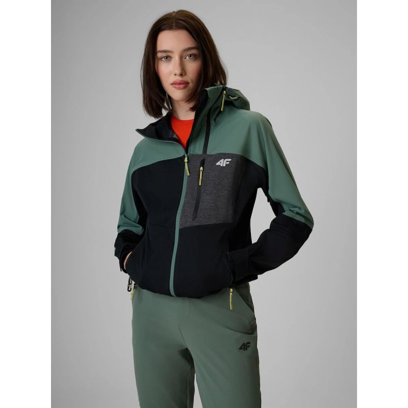 4F PRO windproof softshell jacket, 10000 membrane, women's női dzseki 4FWSS26TSOFF542-20S