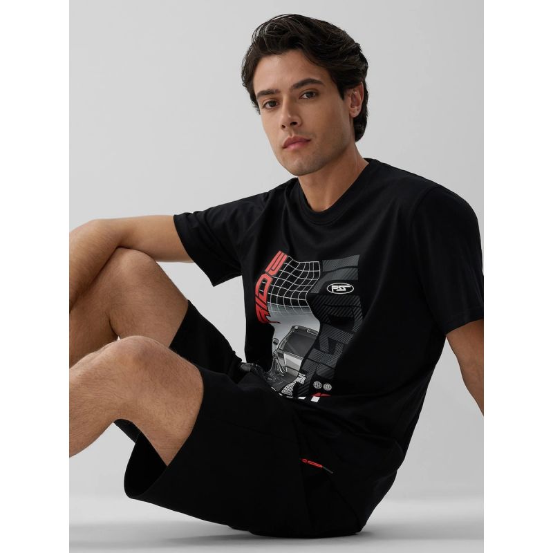 4F regular printed T-shirt férfi póló