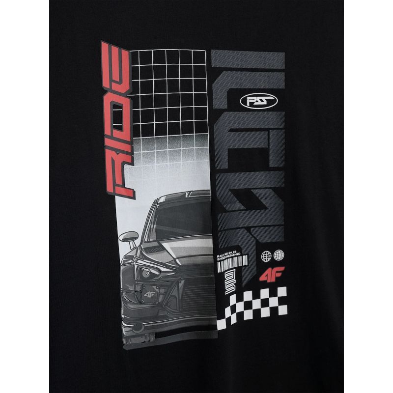 4F regular printed T-shirt férfi póló