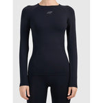 4F Seamless Quick-Drying Thermal Ski Base Layer for Women – Long-Sleeve Top xl/xxl termoaktív ruha 4FWAW26USEAF326-20S