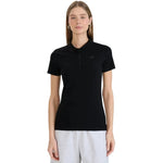 4F shirt F0768 deep 20S fekete női galléros póló 4FWMM00TPTSF076820S