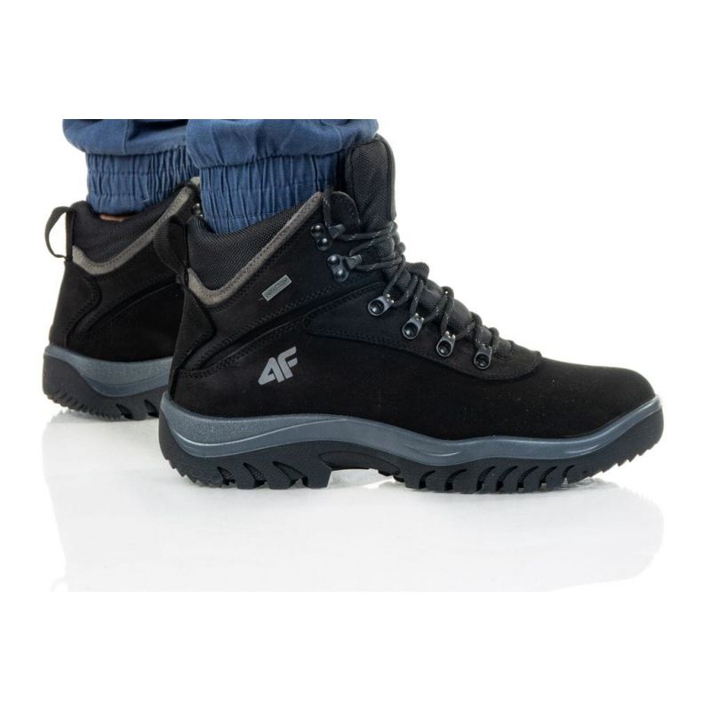 Shoes 4f M Black férfi Túracipő H4Z20OBMH205CZERŃ