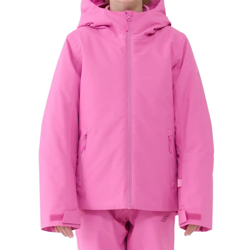 Ski for girls 4F fuchsia 122 cm gyerek kabát 4FJWAW25TTJAF081755S