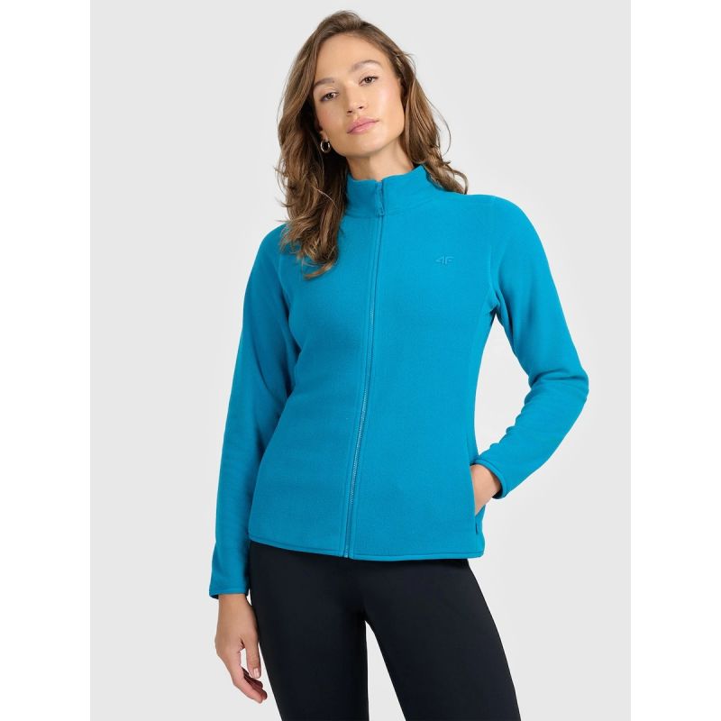 4F Slim-Fit Fleece with Stand-Up Collar női polár pulóver