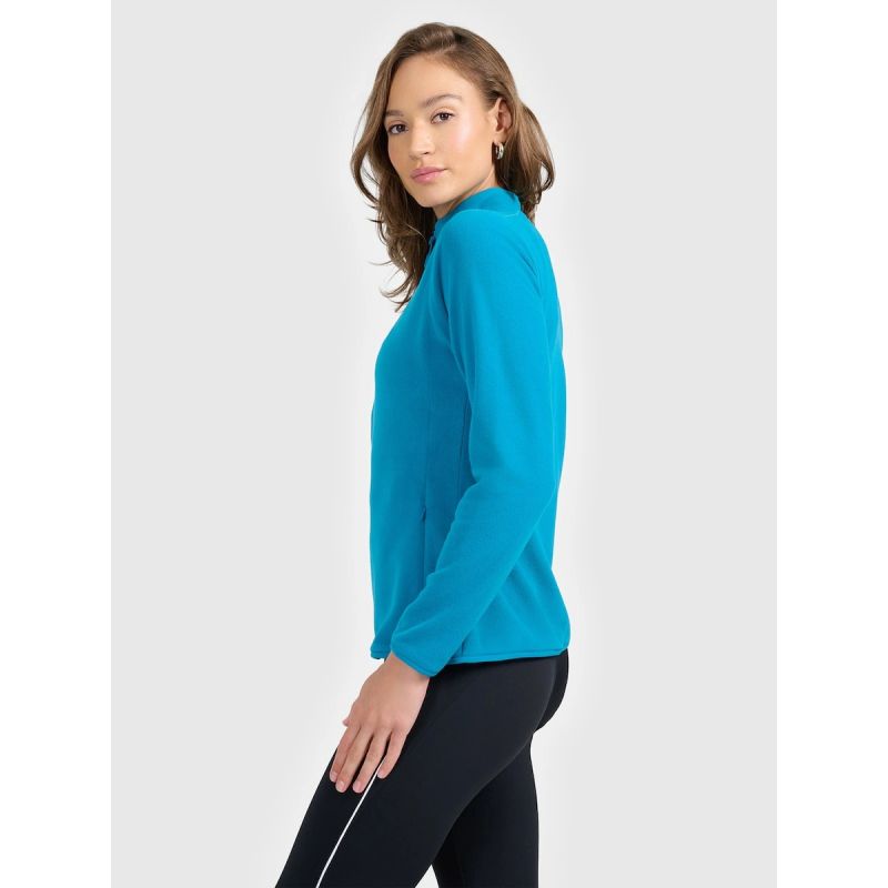 4F Slim-Fit Fleece with Stand-Up Collar női polár pulóver